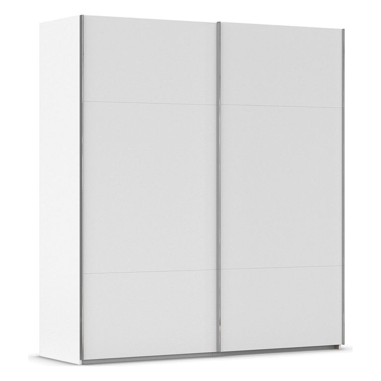 Rauch Contido 201cm 2 Door Sliding Wardrobe with Extras - Alpine White