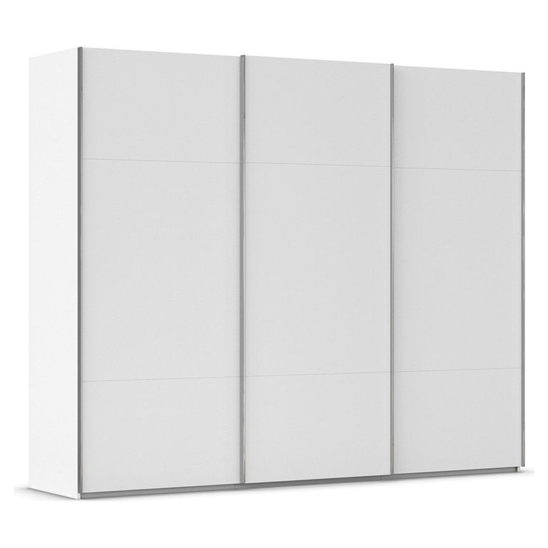 Rauch Contido 271cm 3 Door Sliding Wardrobe with Extras - Alpine White