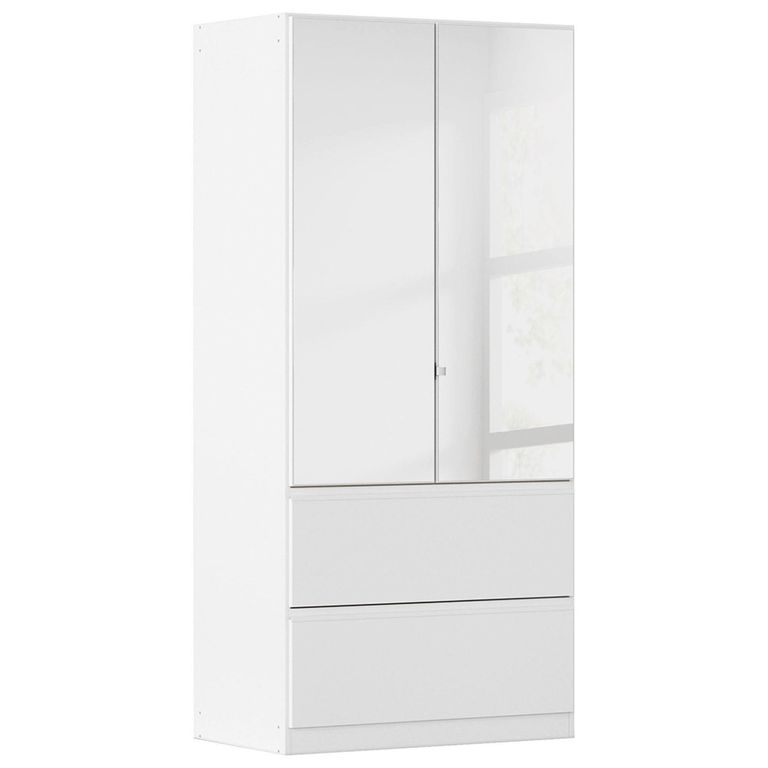 Rauch Costa 91cm 2 Door Combi Wardrobe - Alpine White