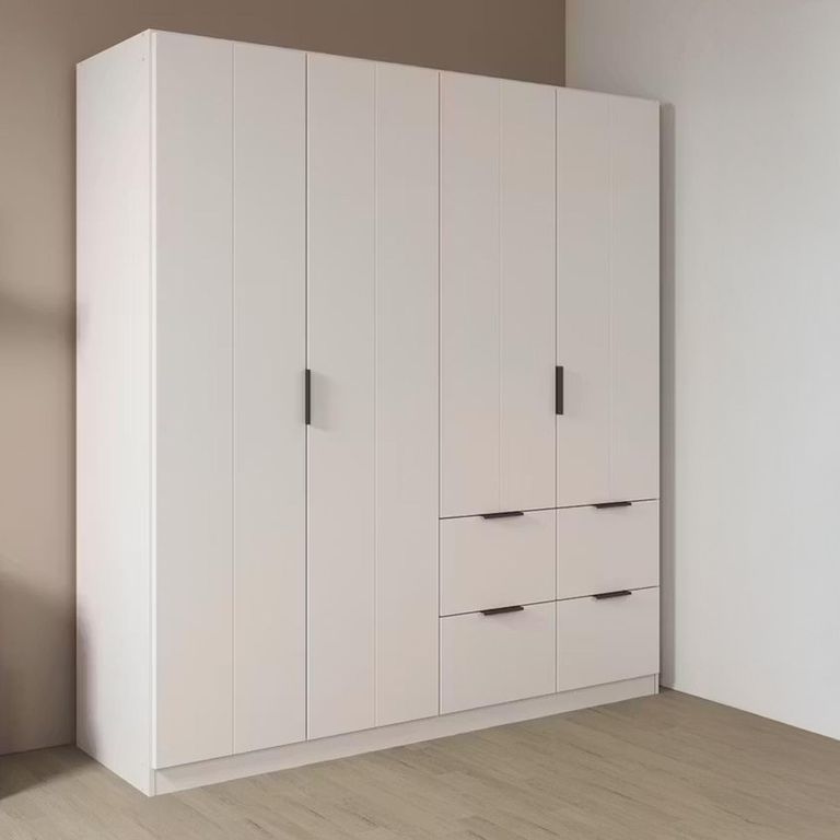 Rauch Ella 181cm 4 Door Wardrobe with Drawer - Alpine White