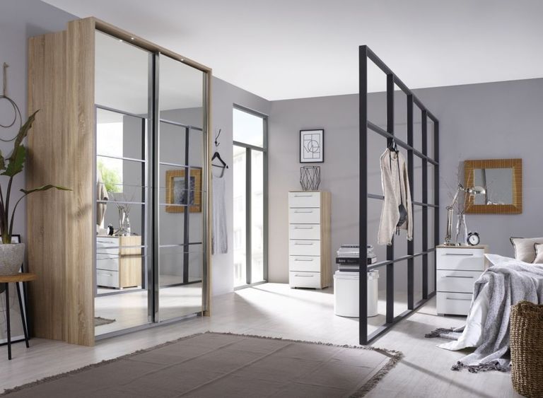 Rauch Ellesse Mirror Sliding Wardrobe - Variation Available