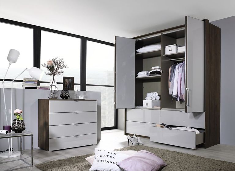 Rauch Erimo Glass Folding Wardrobe - Variation Available