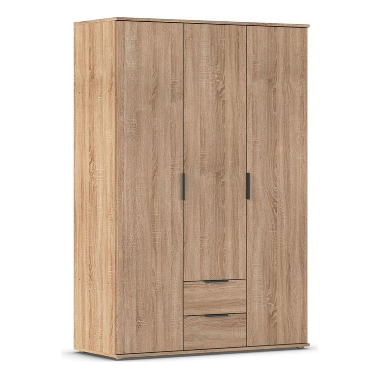 Rauch Essea 127cm 3 Door Wardrobe - Sonoma Oak