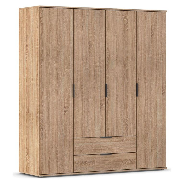 Rauch Essea 168cm 4 Door Wardrobe - Sonoma Oak