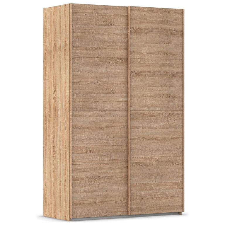 Rauch Evelyn 137cm 2 Door Sliding Wardrobe - Sonoma Oak