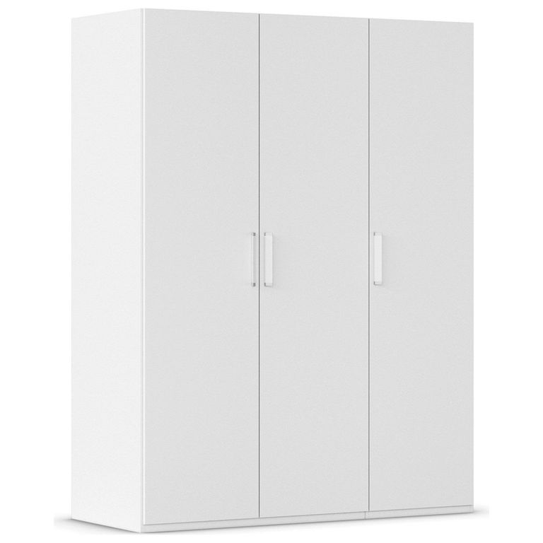 Evelyn Wardrobe - 151cm - 3 Door - H 197cm - Alpine White