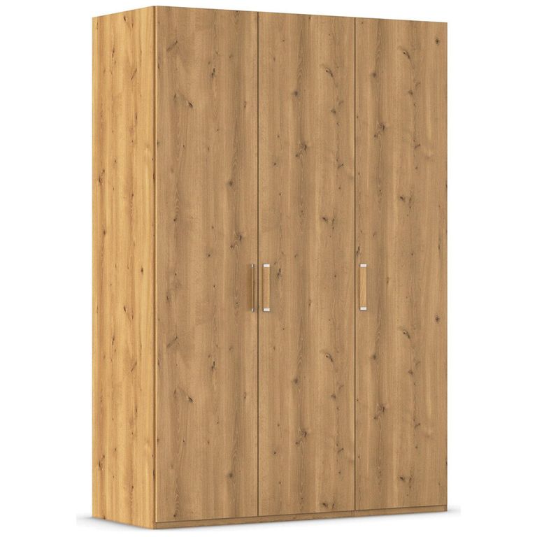 Evelyn Wardrobe - 151cm - 3 Door - H 223cm - Wild Oak