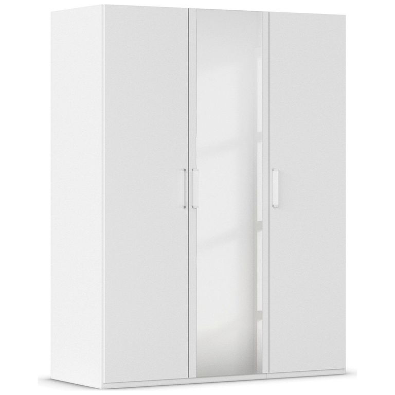 Rauch Evelyn 151cm 3 Door Wardrobe with Mirror - H 197cm - Alpine White