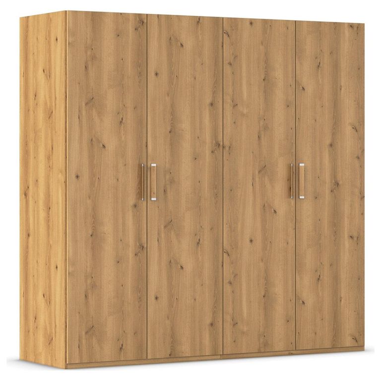 Rauch Evelyn 201cm 4 Door Wardrobe - H 197cm - Wild Oak