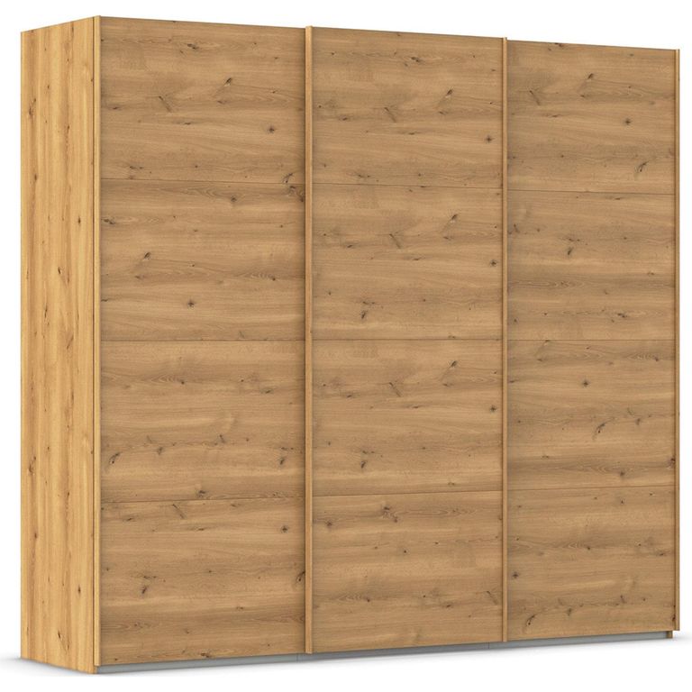 Rauch Evelyn 242cm 3 Door Sliding Wardrobe - Wild Oak