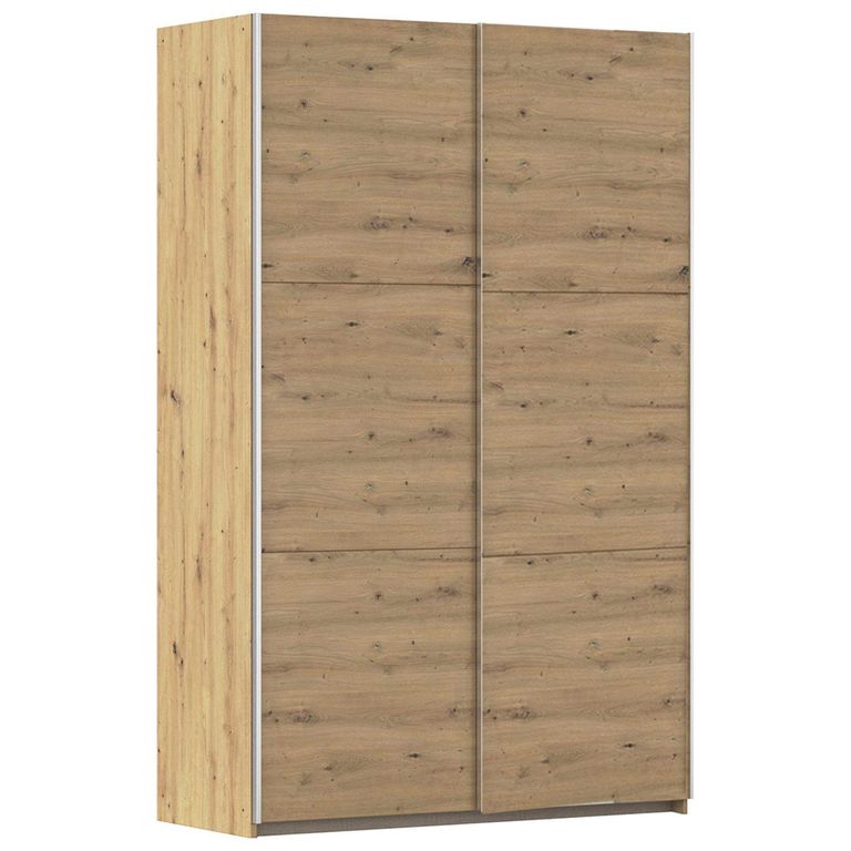 Rauch Kronach 131cm 2 Door Sliding Wardrobe - Artisan Oak