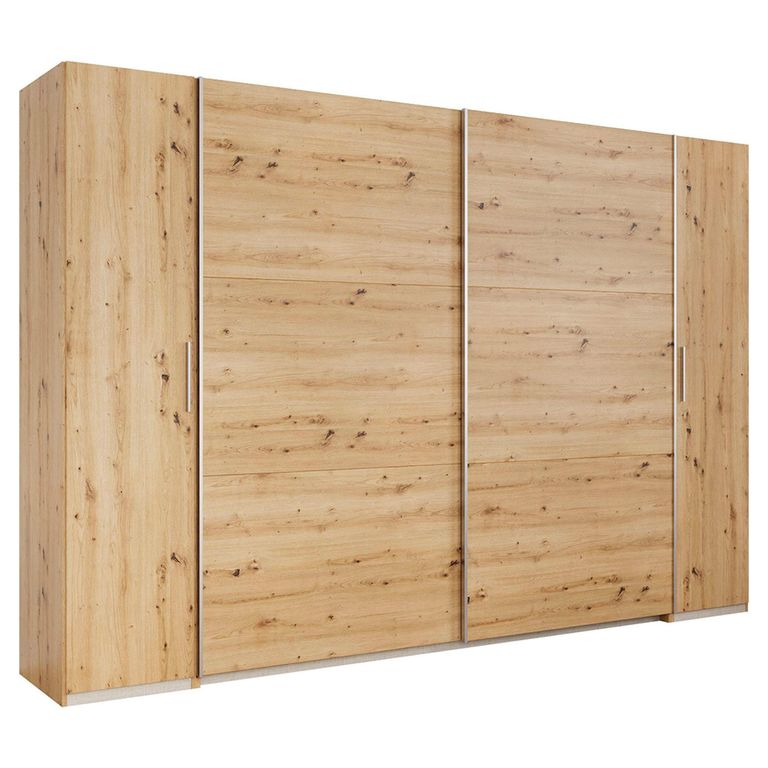 Rauch Kronach 311cm 4 Door Wardrobe - Artisan Oak