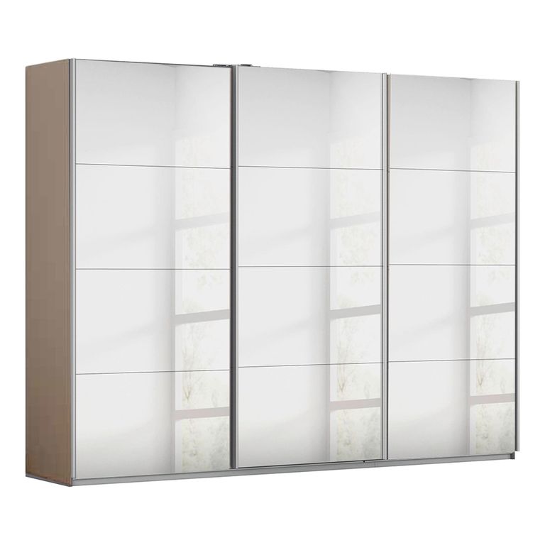 Kulmbach Mirrored Sliding Wardrobe - 271cm - 3 Door - Champagne