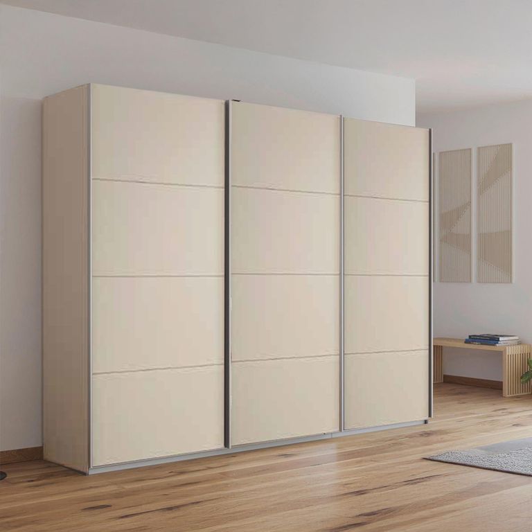 Kulmbach Sliding Wardrobe - 271cm - 3 Door - Champagne