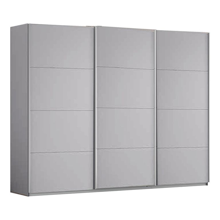 Kulmbach Sliding Wardrobe - 271cm - 3 Door - Silk Grey