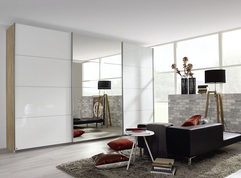 Rauch Kulmbach Gloss Sliding Wardrobe - Variation Available