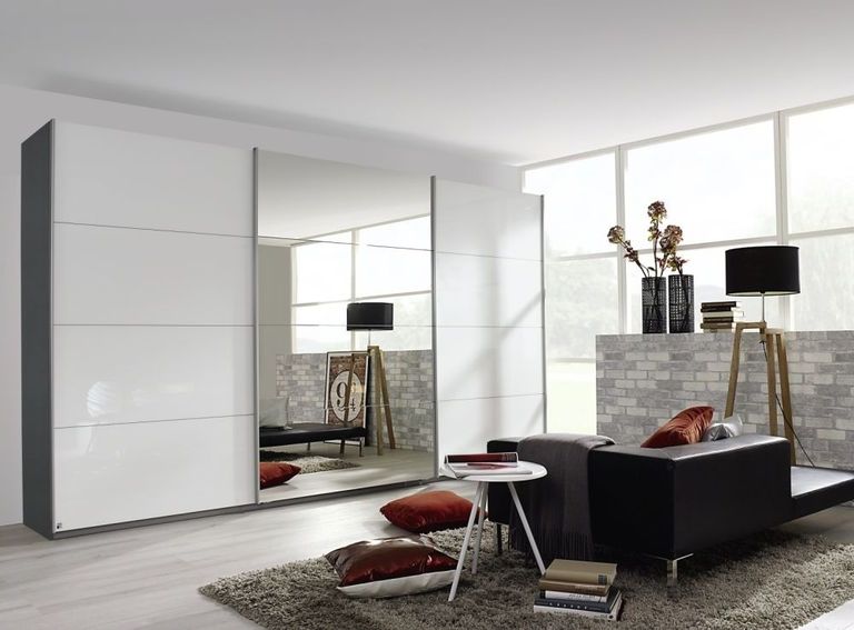 Rauch Kulmbach Gloss Sliding Wardrobe - Variation Available