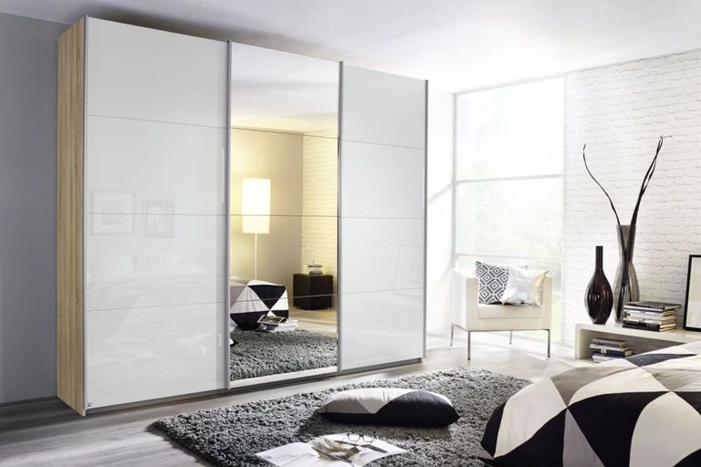 Rauch Kulmbach Gloss Sliding Wardrobe - Variation Available