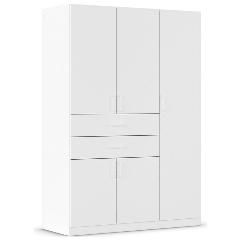Rauch Maika 136cm 5 Door Wardrobe - H 197cm - Alpine White