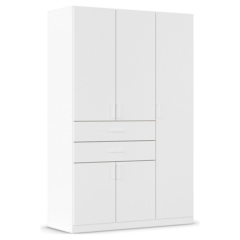 Rauch Maika 136cm 5 Door Wardrobe - H 210cm - Alpine White