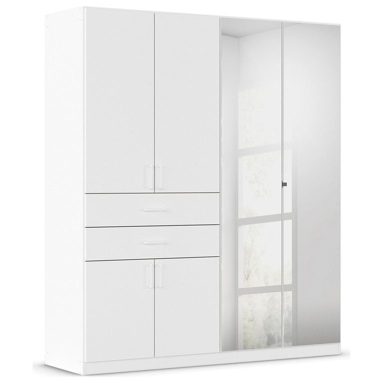 Rauch Maika 181cm 6 Door Combi Wardrobe - H 210cm - Alpine White