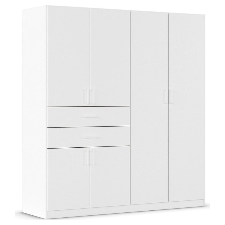 Rauch Maika 181cm 6 Door Wardrobe - H 197cm - Alpine White