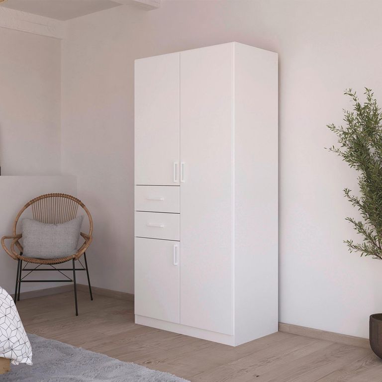 Rauch Maika 91cm 3 Door Wardrobe - H 197cm - Alpine White