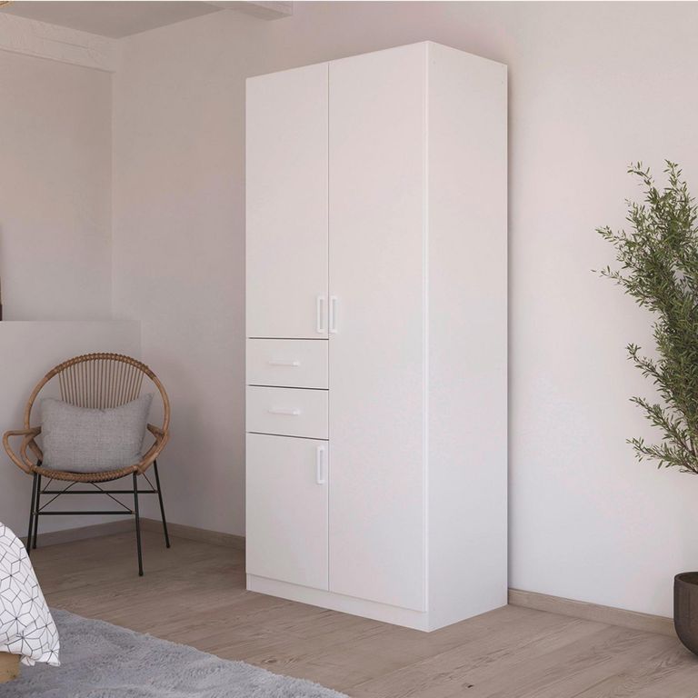 Rauch Maika 91cm 3 Door Wardrobe - H 210cm - Alpine White
