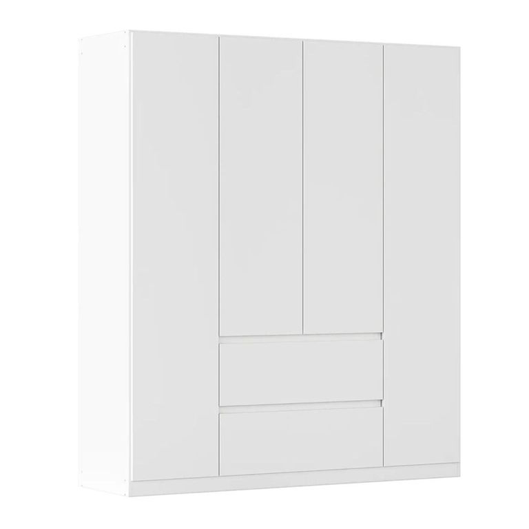 Rauch Mainz 181cm 4 Door Wardrobe with Drawer - Alpine White