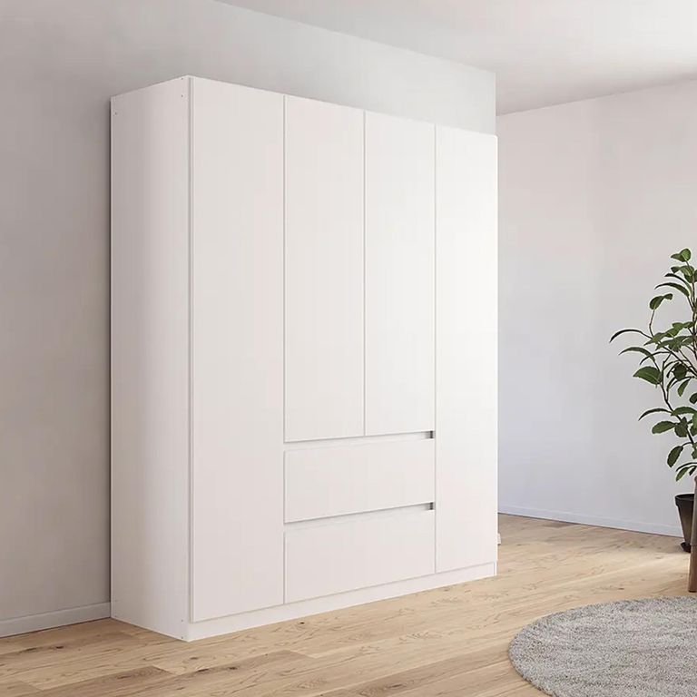 Rauch Mainz 181cm 4 Door Wardrobe with Drawer - Alpine White