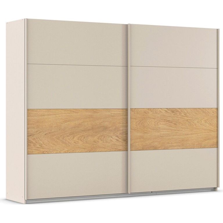 Rauch Malva 271cm 2 Door Sliding Wardrobe - Champagne