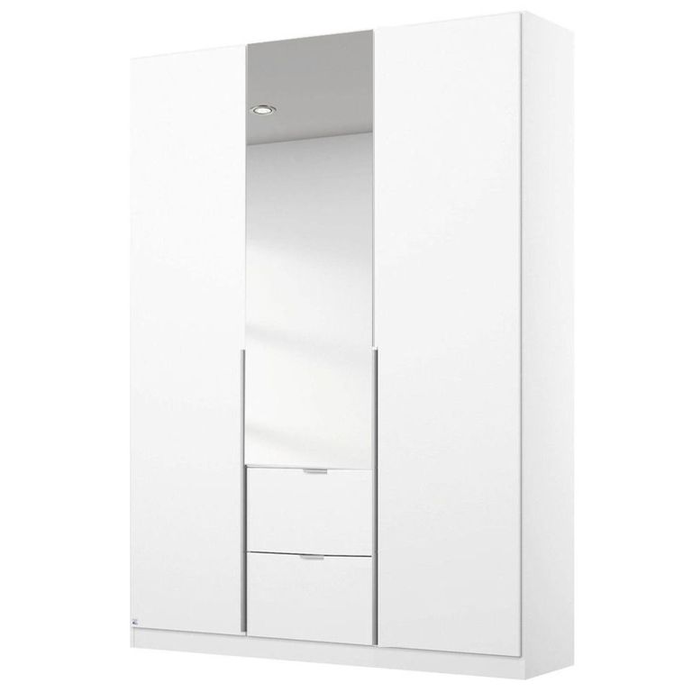 Rauch Memphis 136cm 3 Door Combi Wardrobe - Alpine White