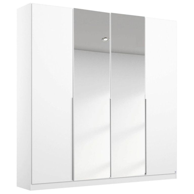 Rauch Memphis 181cm 4 Door Wardrobe with Mirror - Alpine White