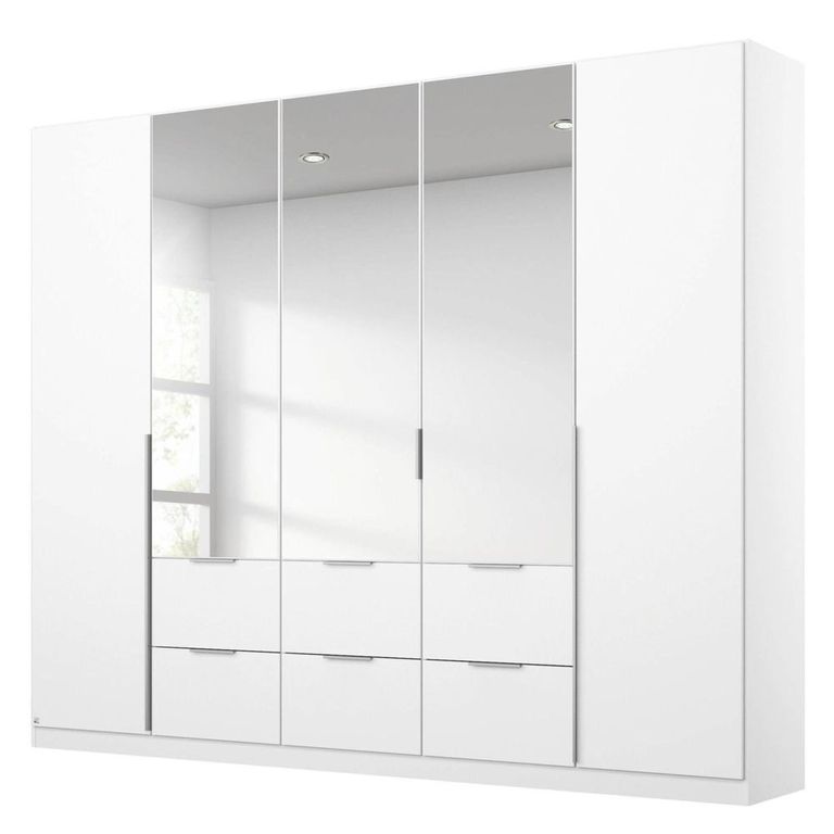 Rauch Memphis 226cm 5 Door Combi Wardrobe - Alpine White