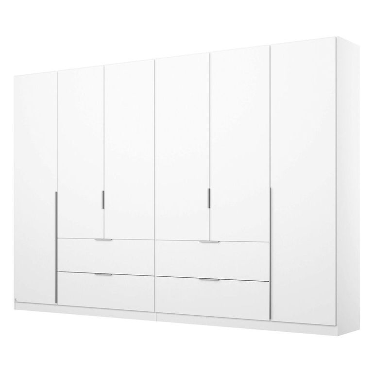 Rauch Memphis 271cm 6 Door Wardrobe with Drawer - Alpine White