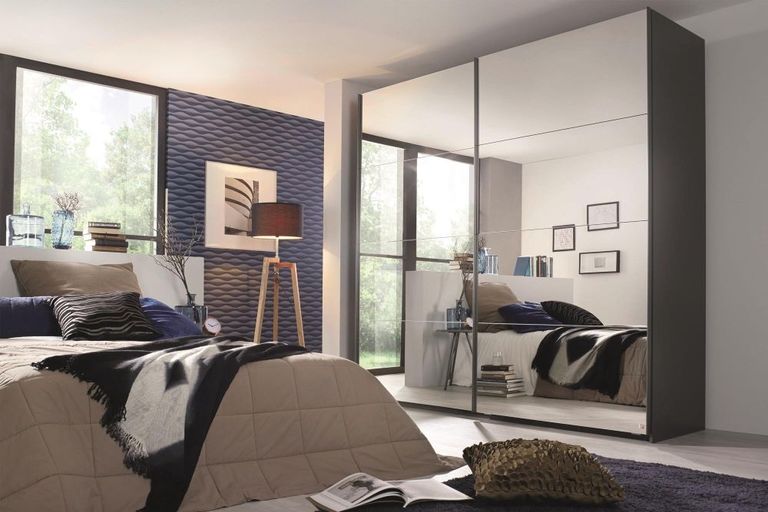 Rauch Miramar Full Mirrored Sliding Wardrobe - Variation Available