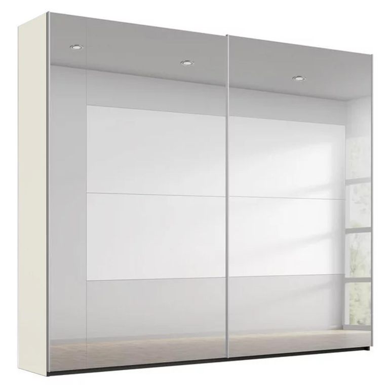 Rauch Miramar Type-4 226cm 2 Door Mirrored Sliding Wardrobe - Champagne