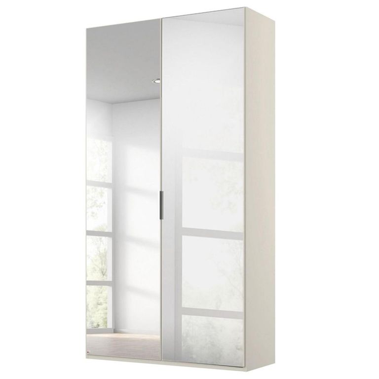 Rauch Miramar Type-5 101cm 2 Door Mirrored Wardrobe - Champagne