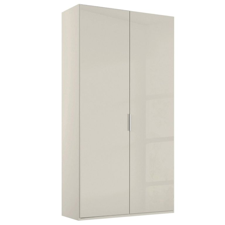 Rauch Miramar Type-5 101cm 2 Door Wardrobe - Champagne and Champagne Glass