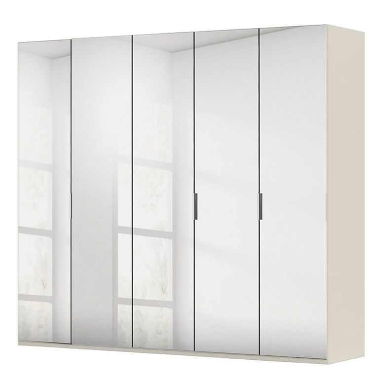 Rauch Miramar Type-5 251cm 5 Door Mirrored Wardrobe - Champagne