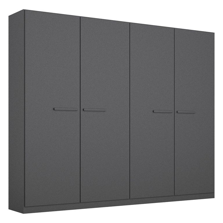 Rauch Modi 226cm 4 Door Wardrobe - Metallic Dark Grey
