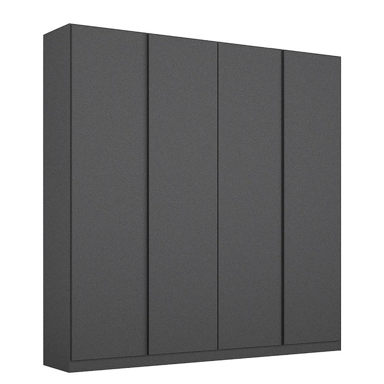 Rauch Monostar 181cm 4 Door Wardrobe - Metallic Dark Grey