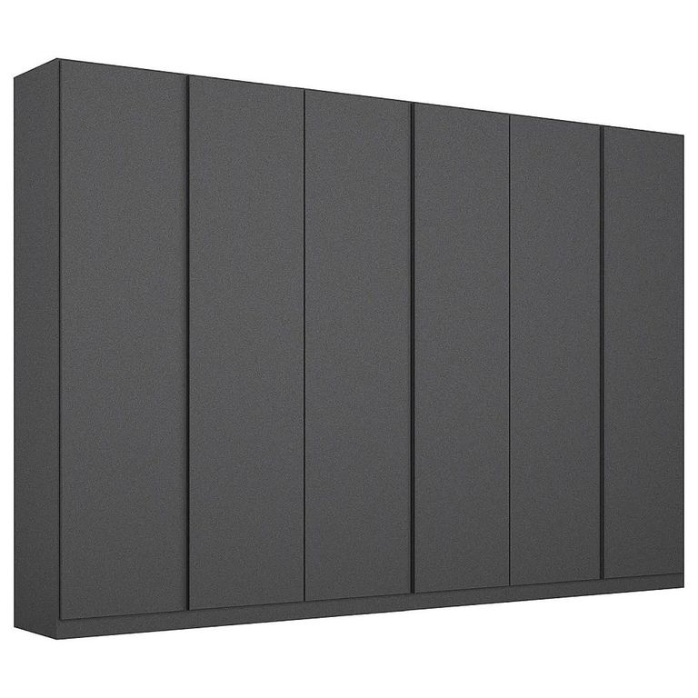 Rauch Monostar 271cm 6 Door Wardrobe - Metallic Dark Grey