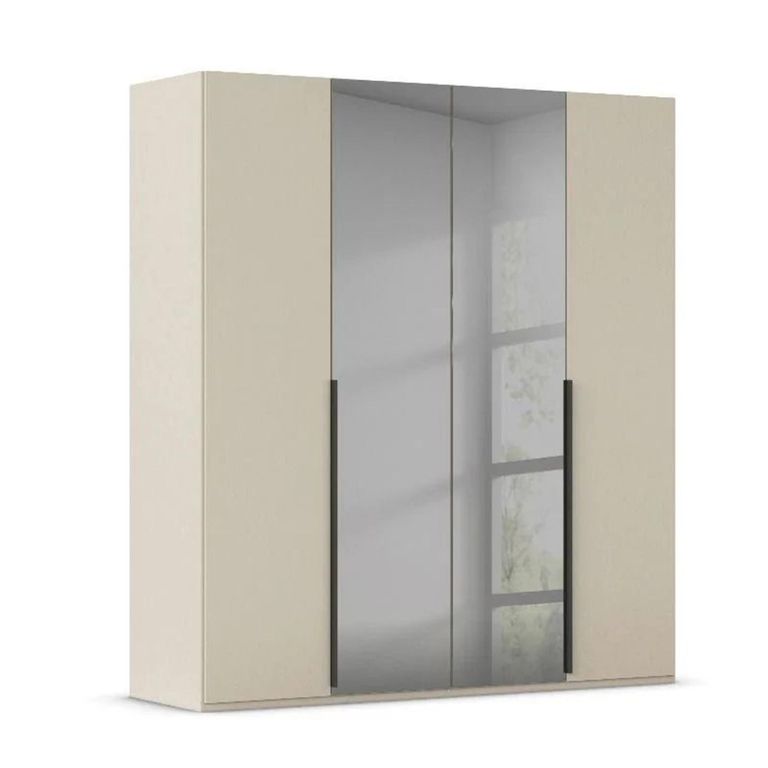 Rauch Paola 201cm 4 Door Wardrobe - Champagne and Grey Glass