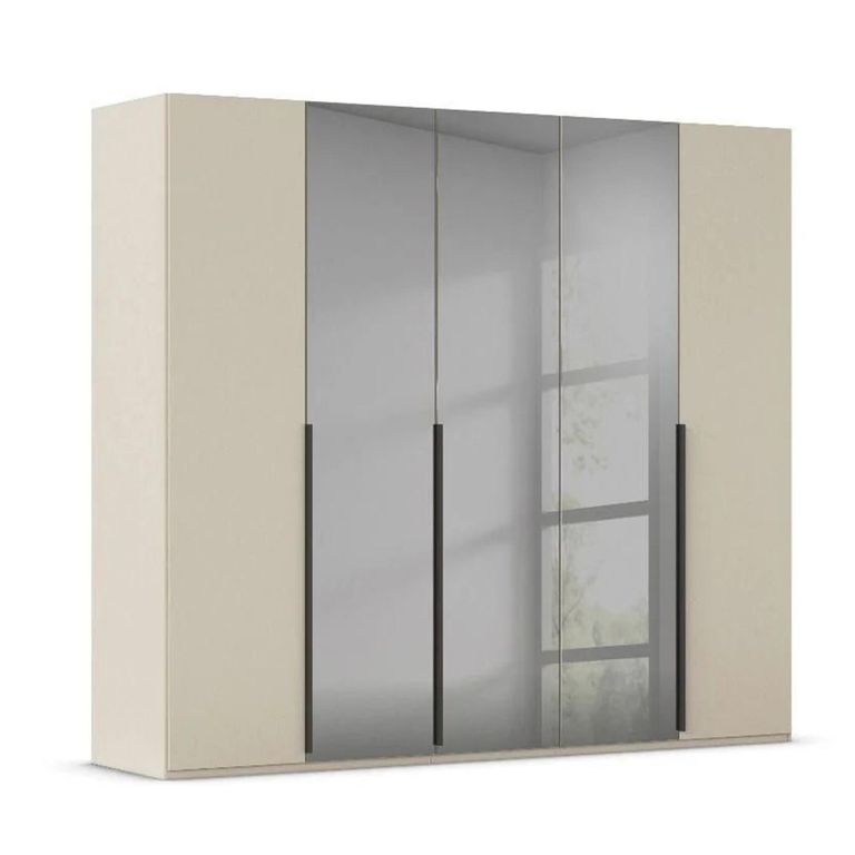 Rauch Paola 251cm 5 Door Wardrobe - Champagne and Grey Glass