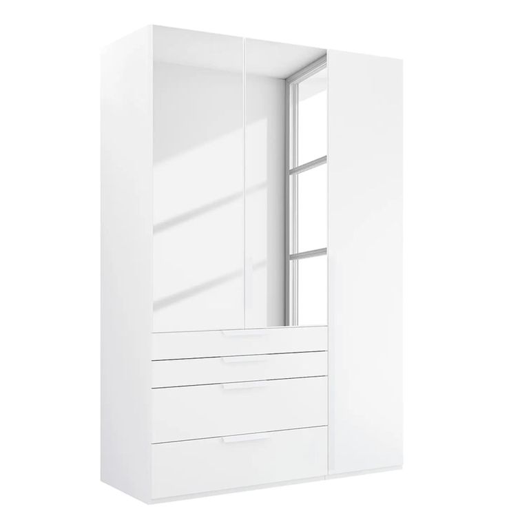 Purisma Wardrobe - 151cm - 3 Door - Combi - Alpine White