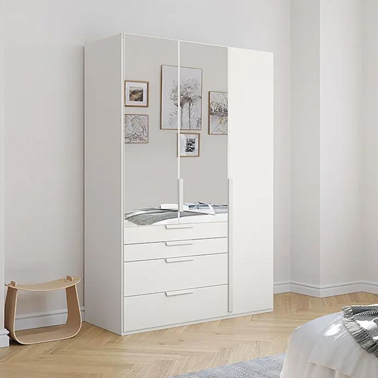 Purisma Wardrobe - 151cm - 3 Door - Combi - Alpine White