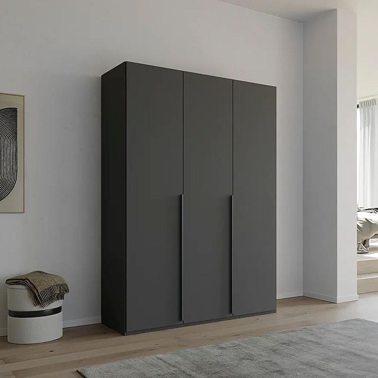 Rauch Purisma 151cm 3 Door Wardrobe - Graphite
