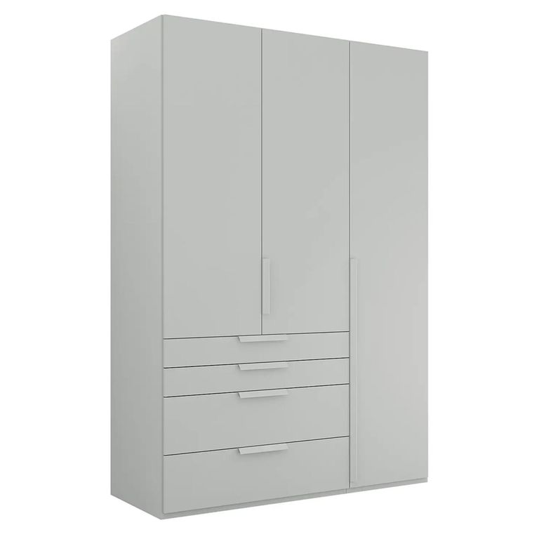 Rauch Purisma 151cm 3 Door Wardrobe with Drawer - Silk Grey