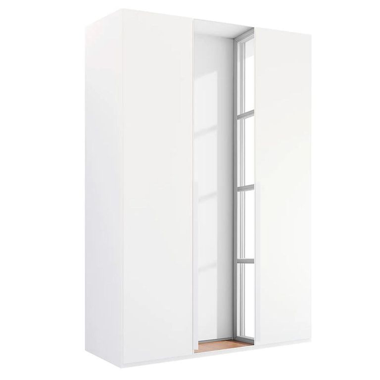 Rauch Purisma 151cm 3 Door Wardrobe with Mirror - Alpine White